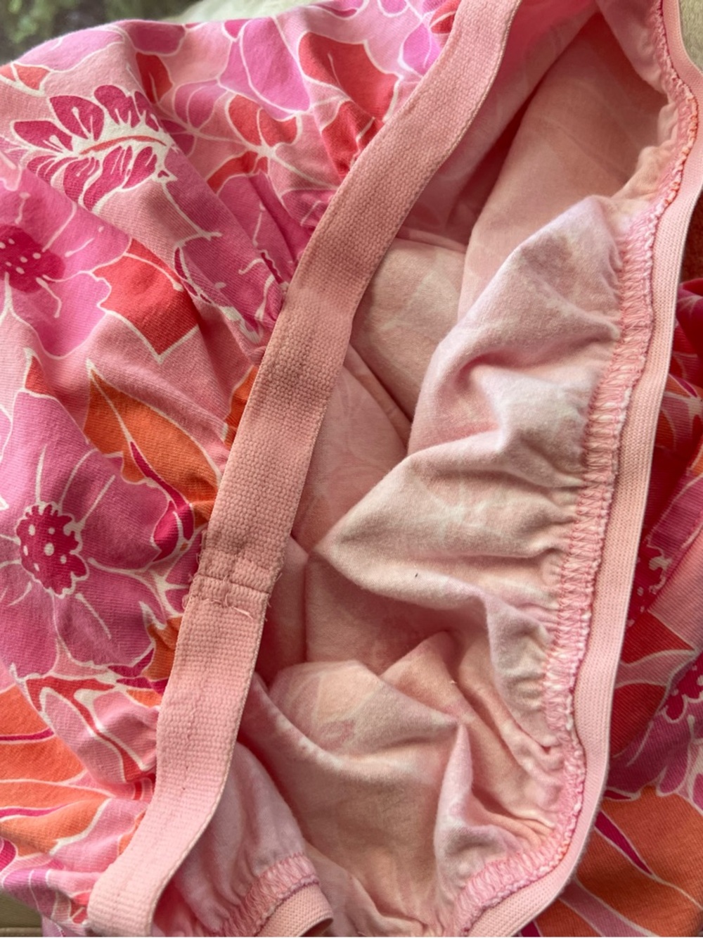 Carole Hochman Heavenly Soft Pink & Orange Floral Tank PJ Top Women’s Size 1X - Picture 7 of 7